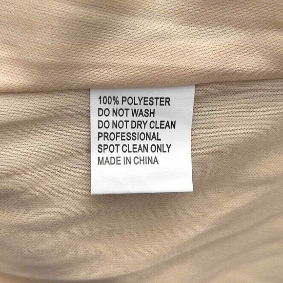 MAC DUGGAL IEENA Sequined Faux Wrap Long Sleeve Gown Size 8 NWT Nude Silver 0064 - Picture 3 of 16